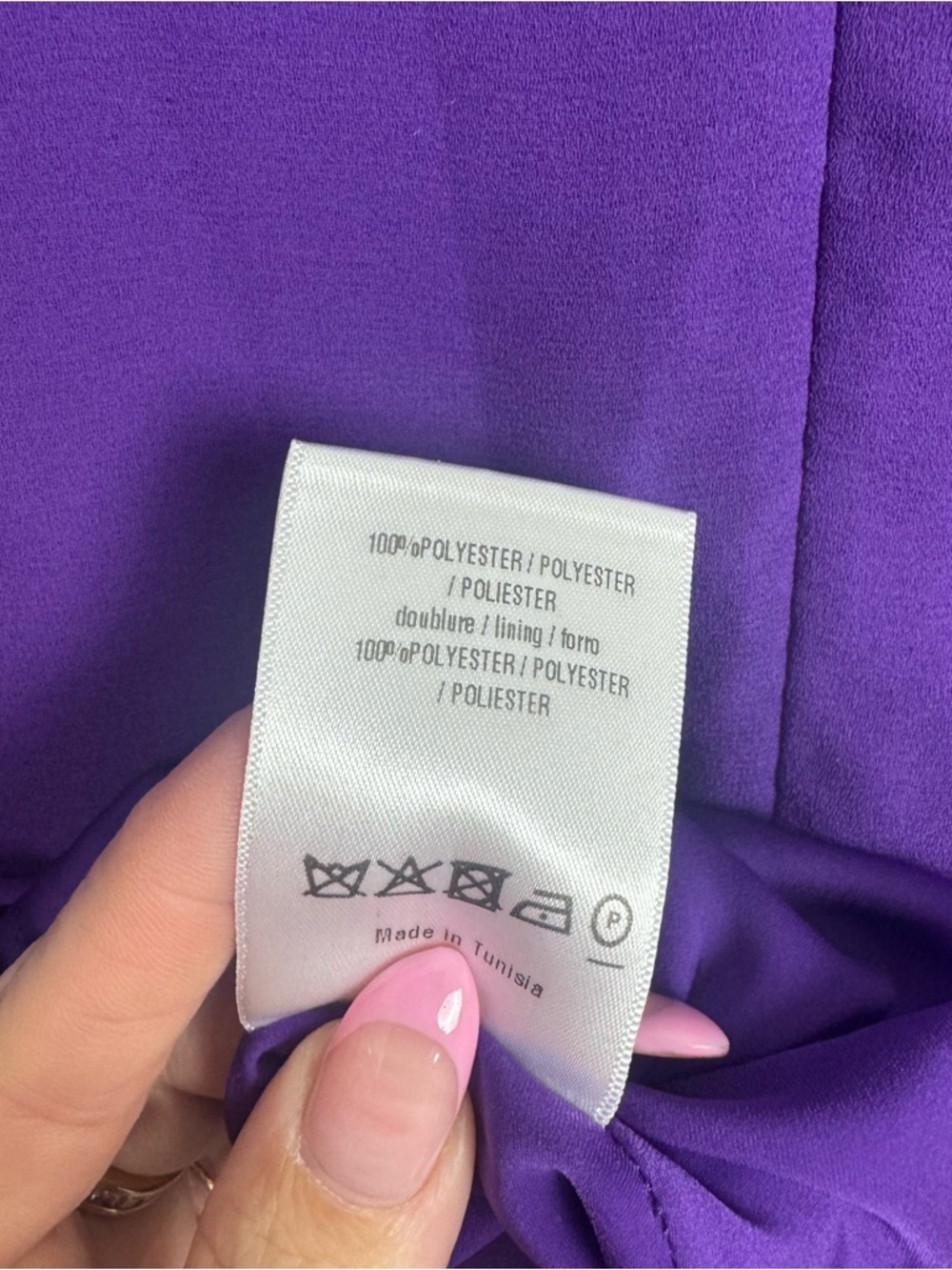 SANDRO PARIS | Purple Sleeveless Sheath Dress with Zipper Waist Women’s Size 8 - Picture 12 of 12